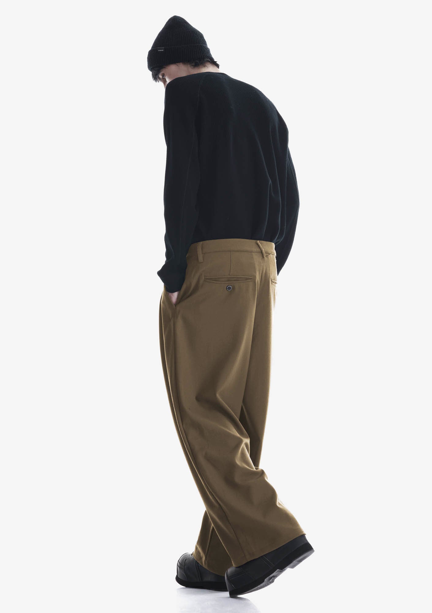 MAGNA Wide Wool Pants Rm241