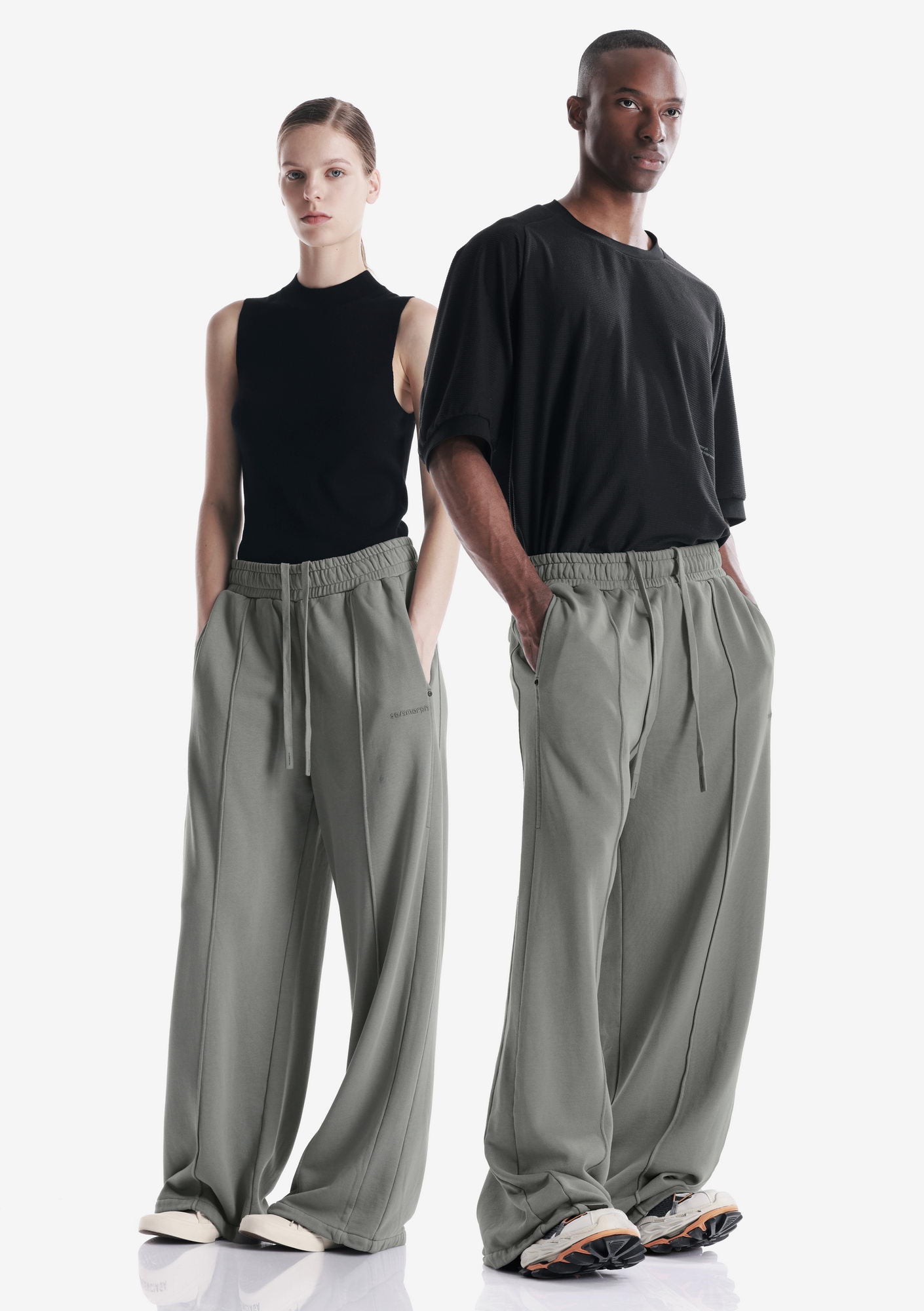 FRISSON Wide Jersey Pants