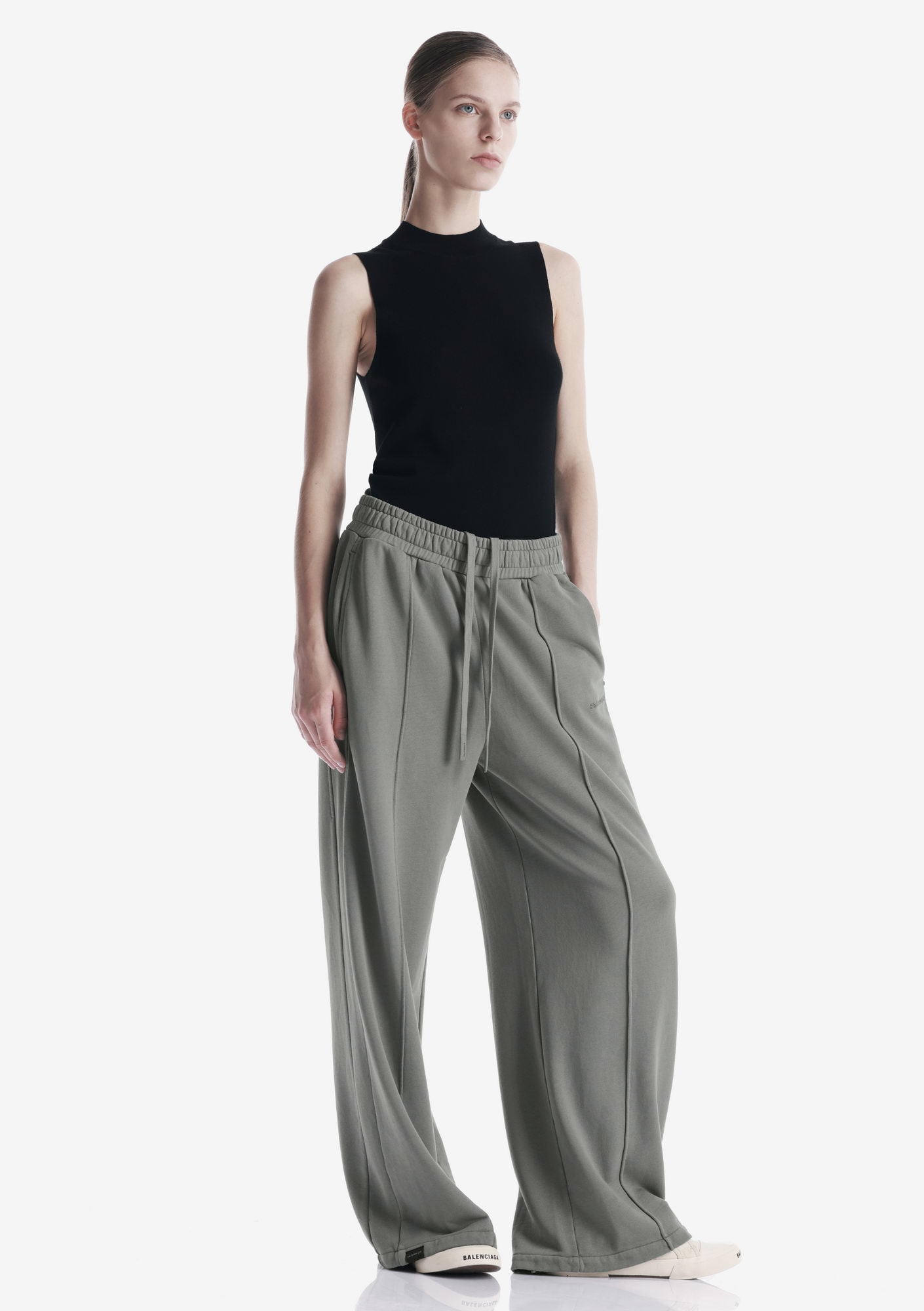FRISSON Wide Jersey Pants Ru227