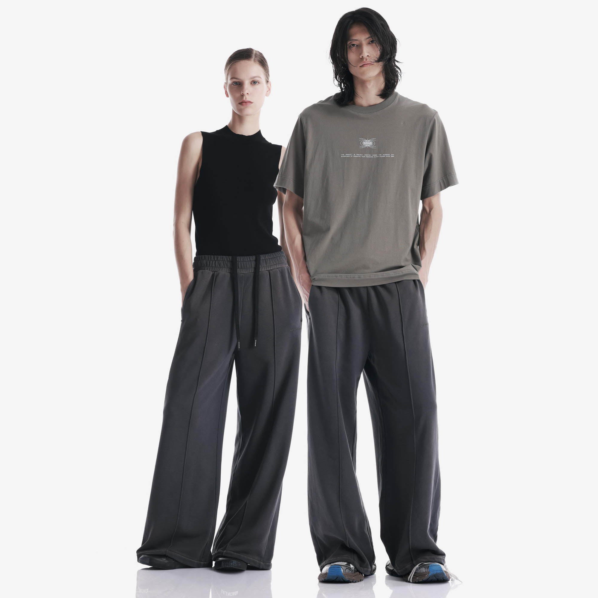 FRISSON Wide Jersey Pants Ru227