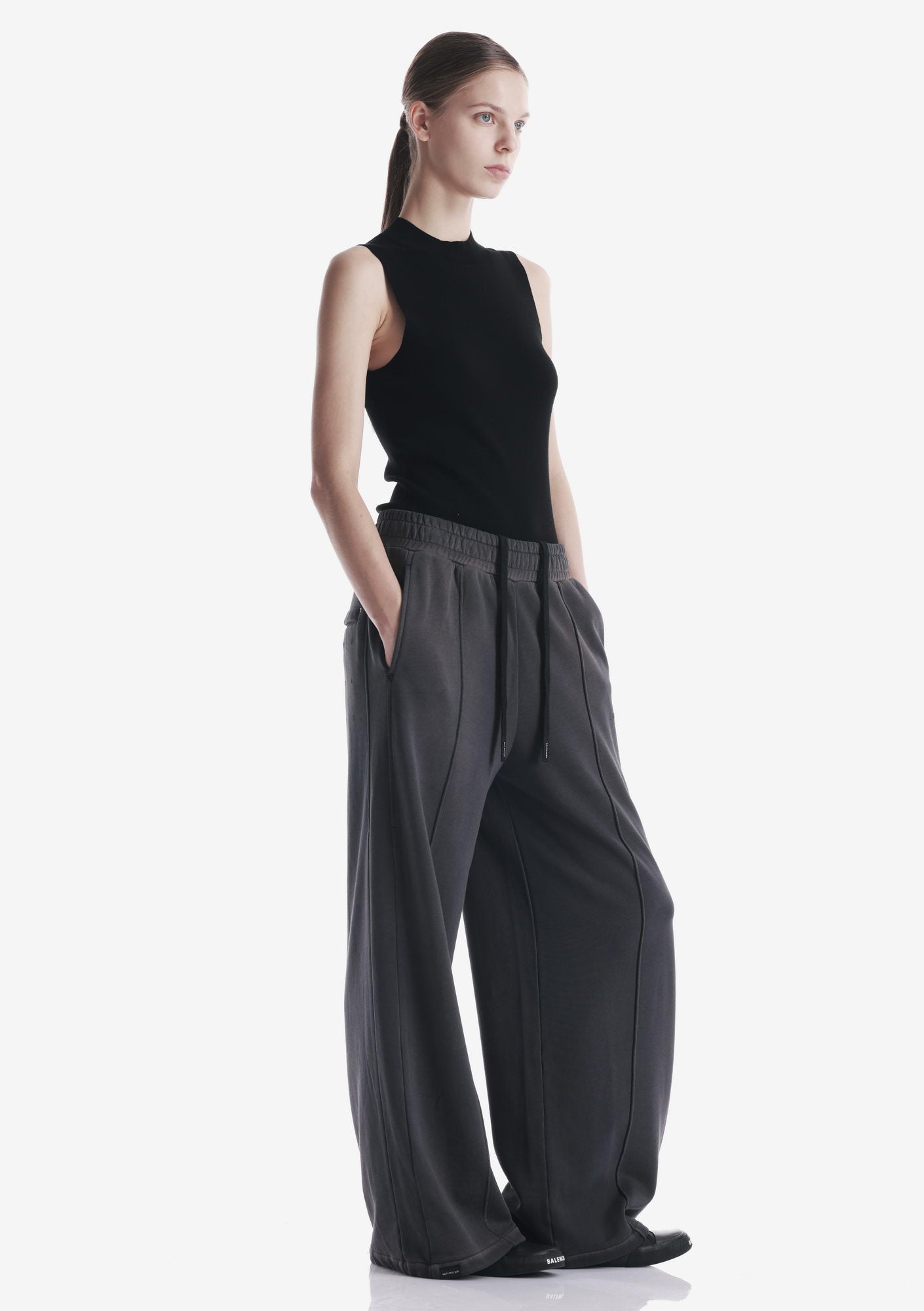 FRISSON Wide Jersey Pants Ru227