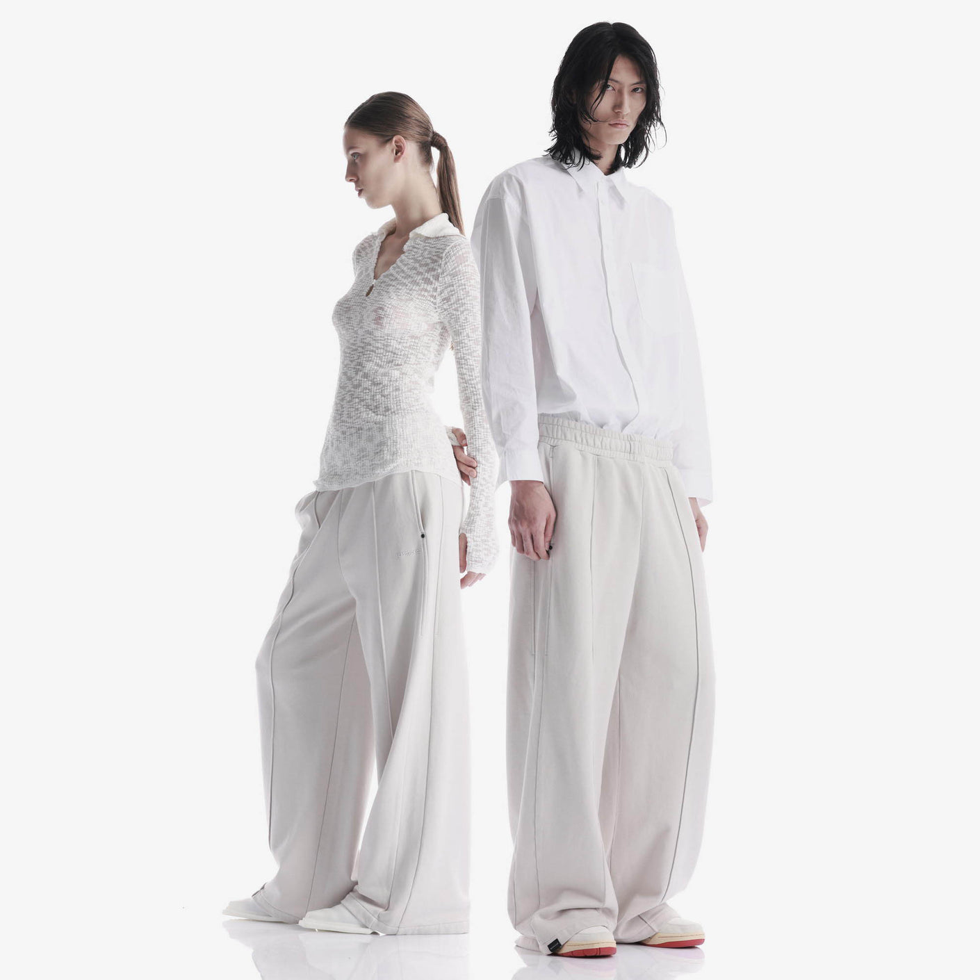FRISSON Wide Jersey Pants