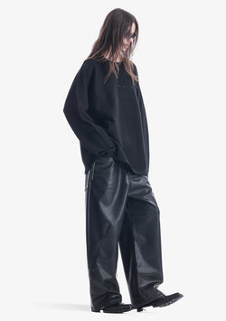 VANT Faux Leather Wide Pants Rw222