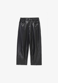 VANT Faux Leather Wide Pants Rw222