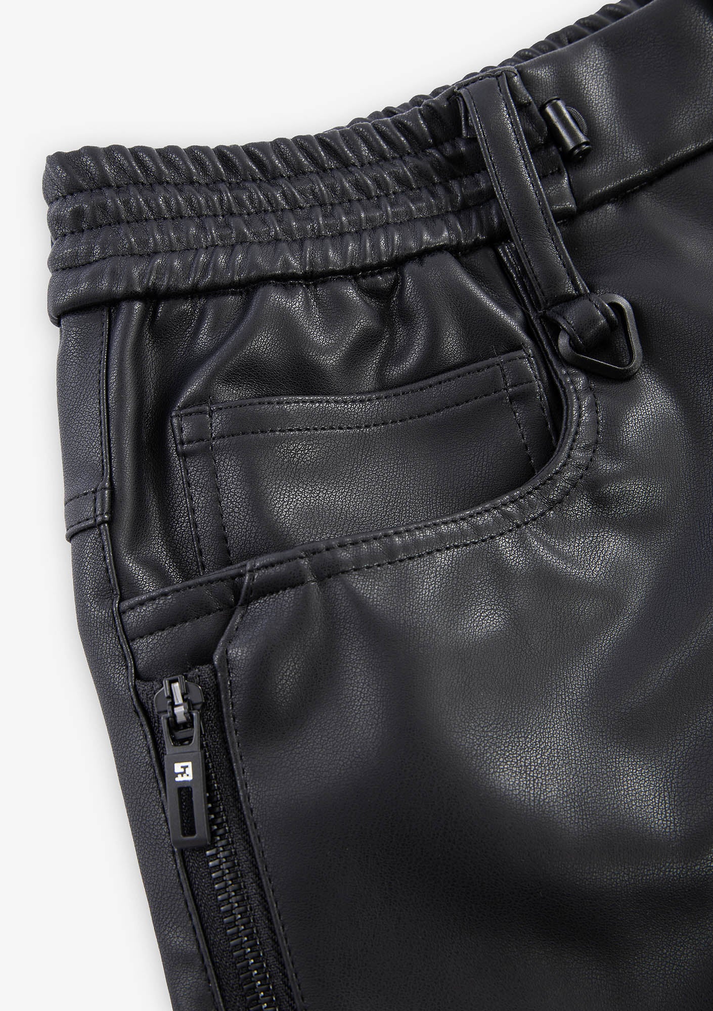 VANT Faux Leather Wide Pants Rw222