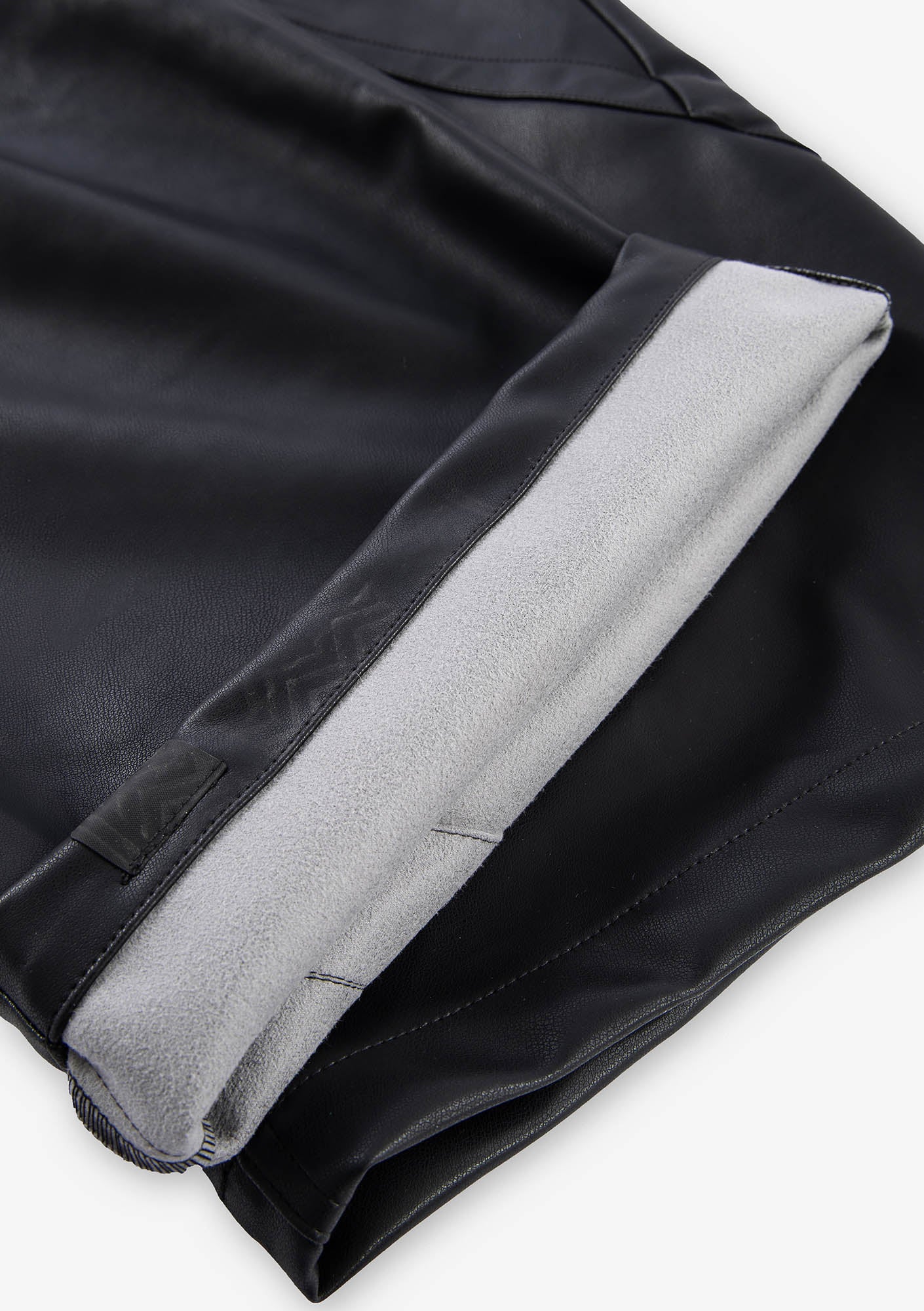 VANT Faux Leather Wide Pants Rw222