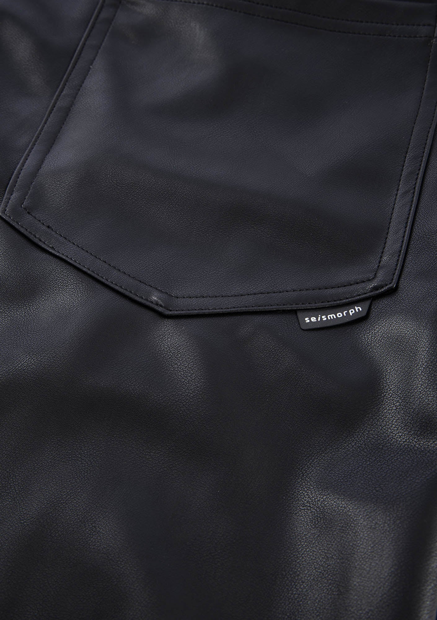 VANT Faux Leather Wide Pants Rw222