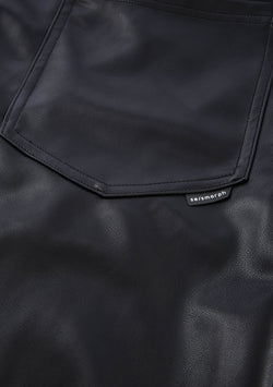 VANT Faux Leather Wide Pants Rw222