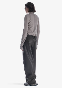 VANT Faux Leather Wide Pants Rw222