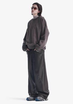 VANT Faux Leather Wide Pants Rw222
