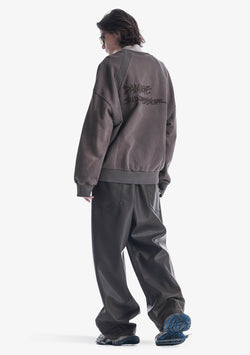 VANT Faux Leather Wide Pants Rw222
