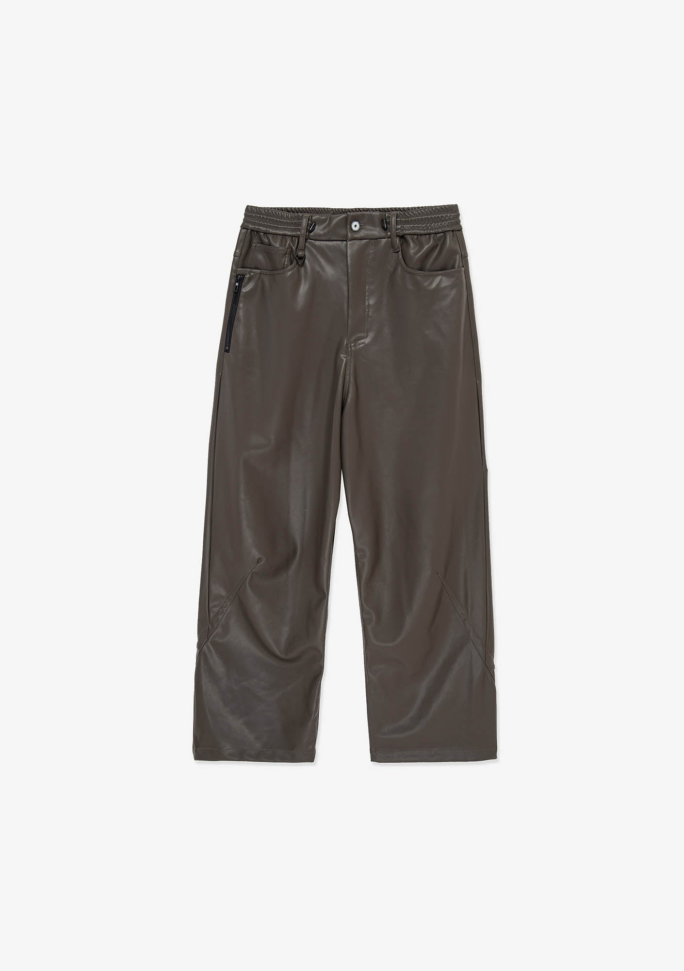 VANT Weite Hose aus Kunstleder