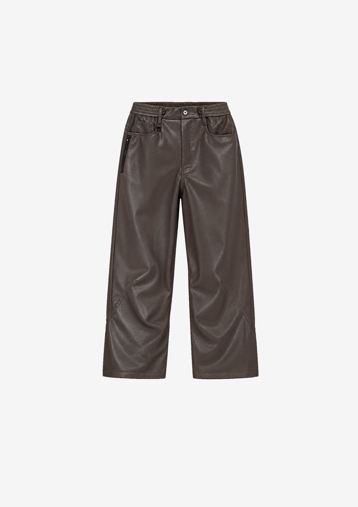 VANT Faux Leather Wide Pants