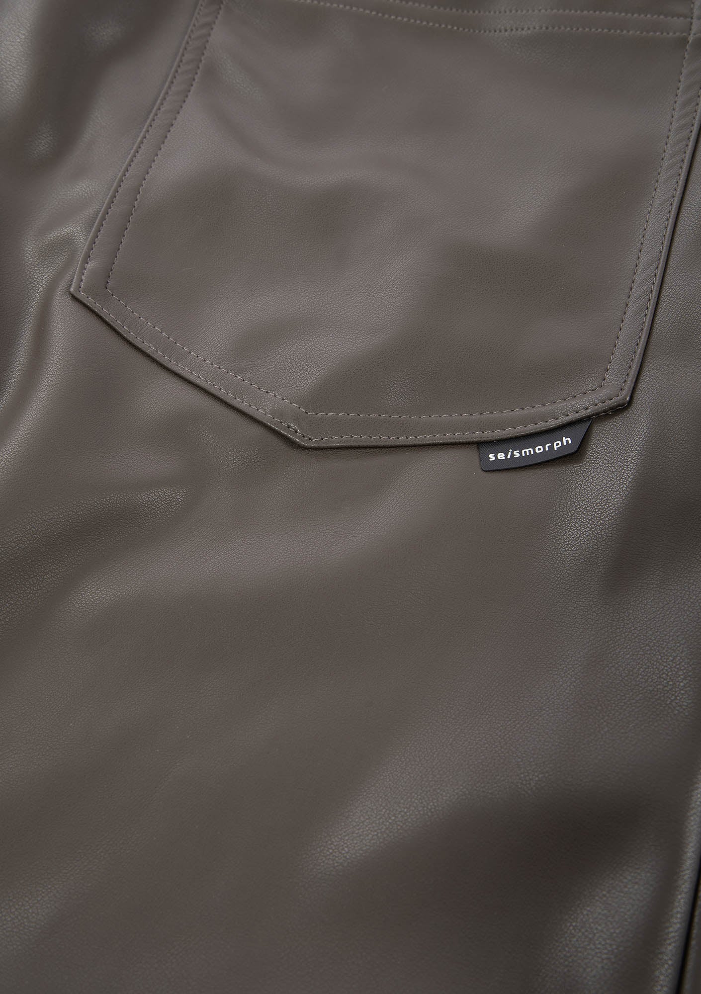 VANT Faux Leather Wide Pants Rw222