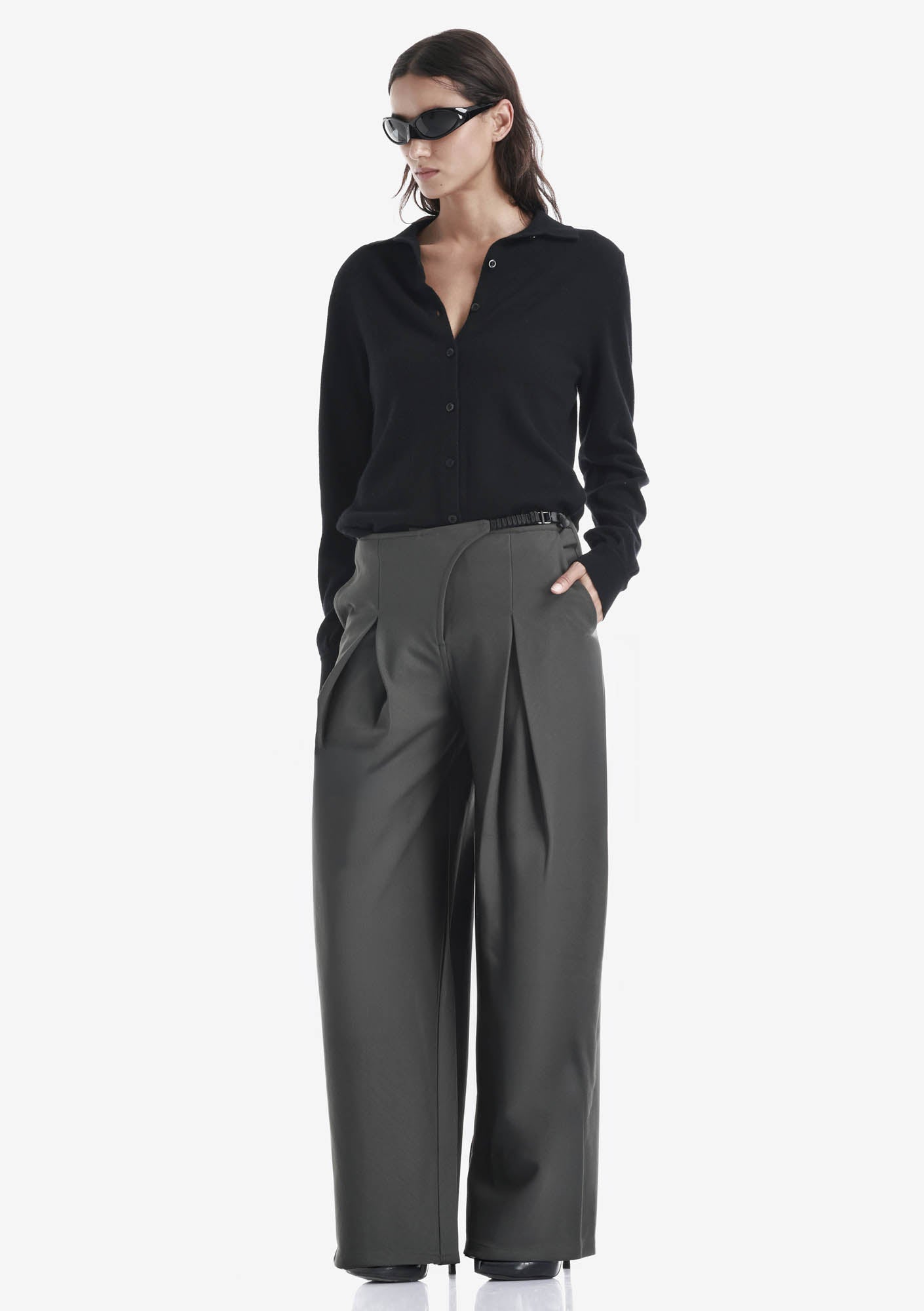MAGNA Pantalon en laine Rw245