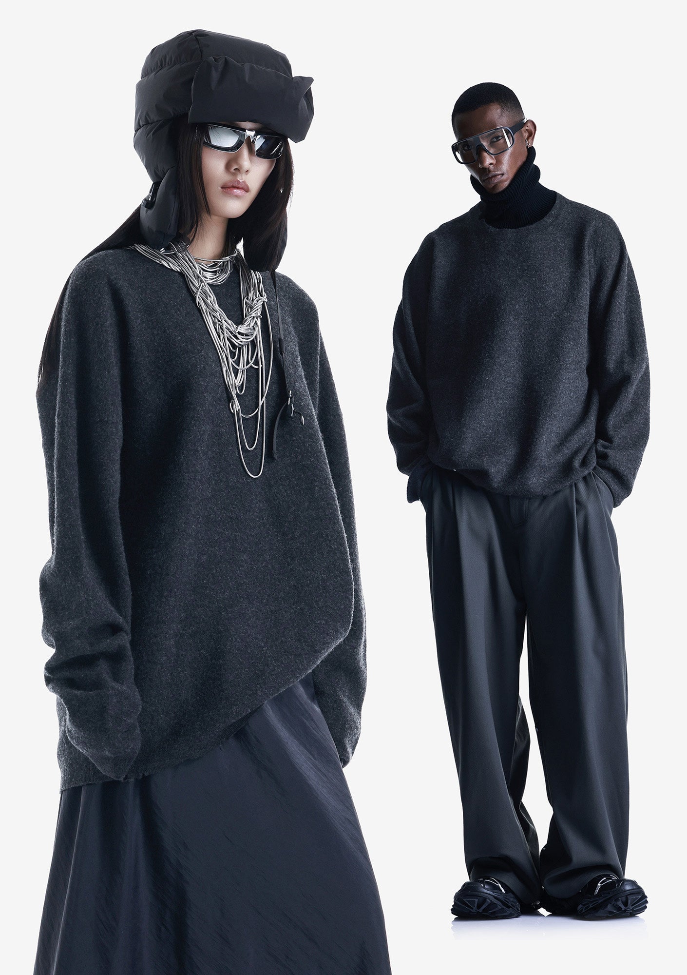 WHALDOZE Wool Sweater