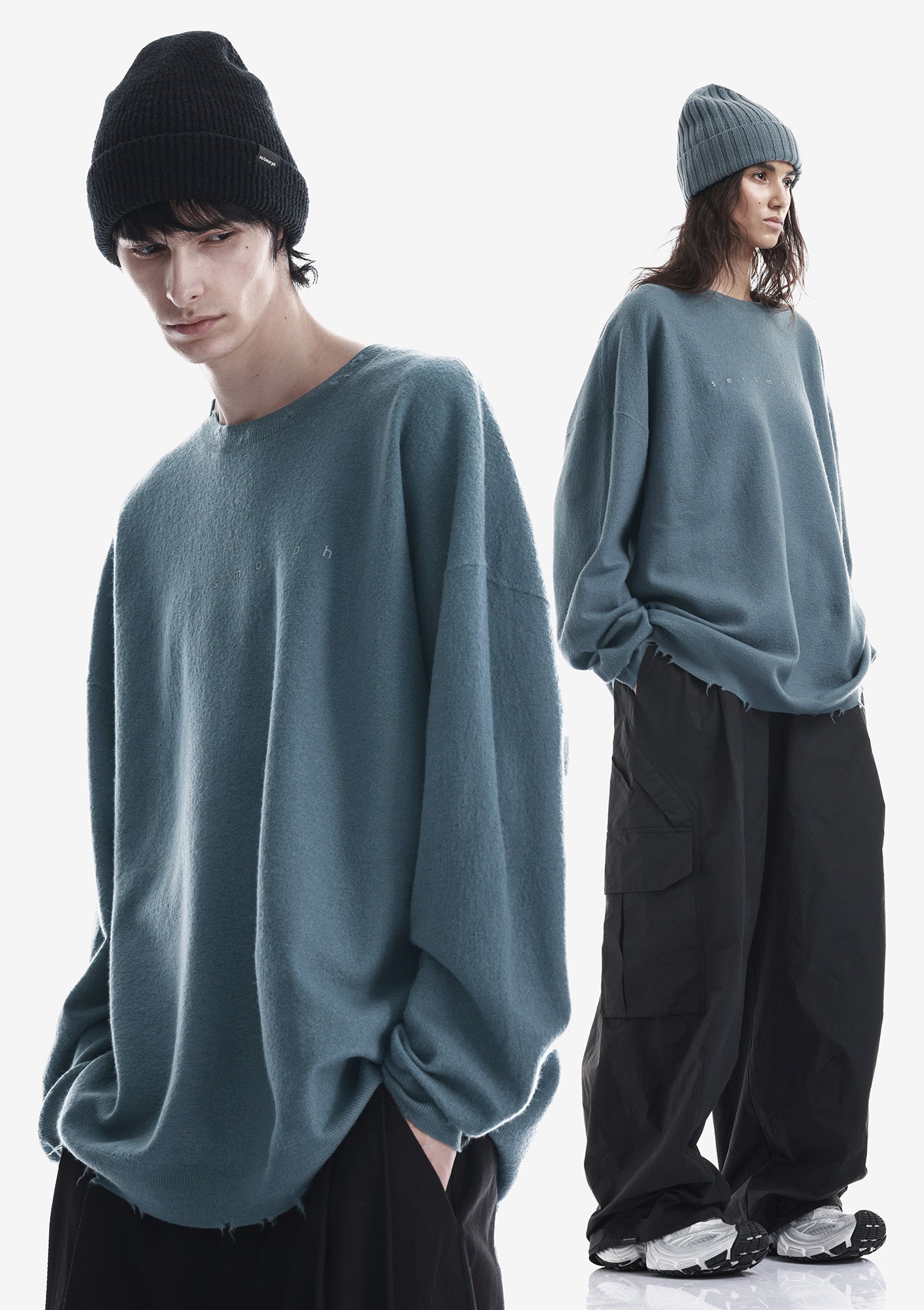 WHALDOZE Wool Sweater