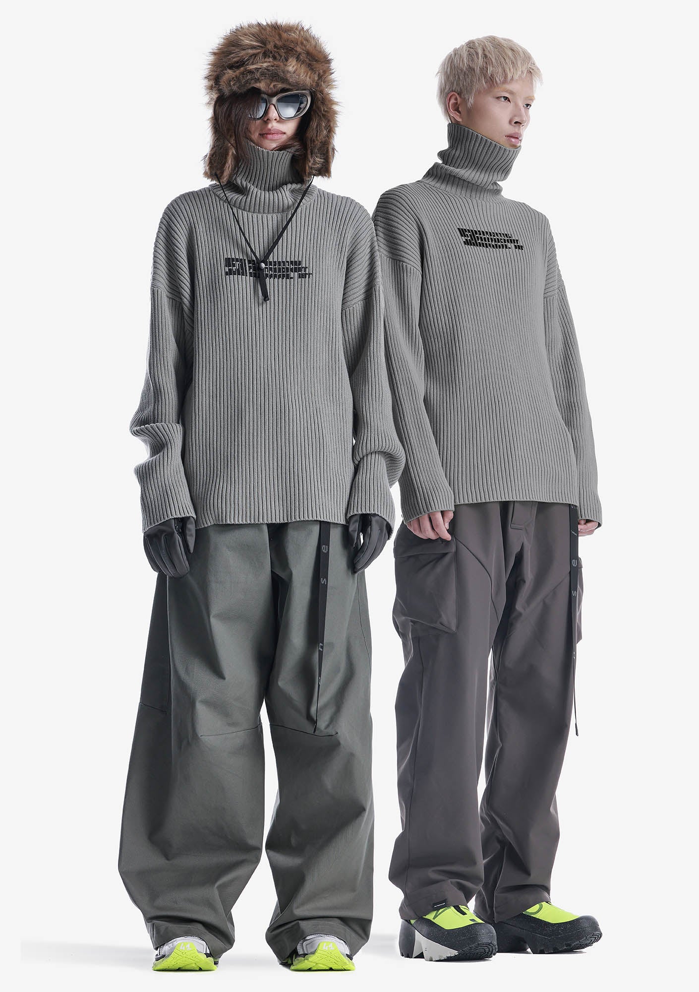 JAXA Cotton Rib Turtleneck Su41