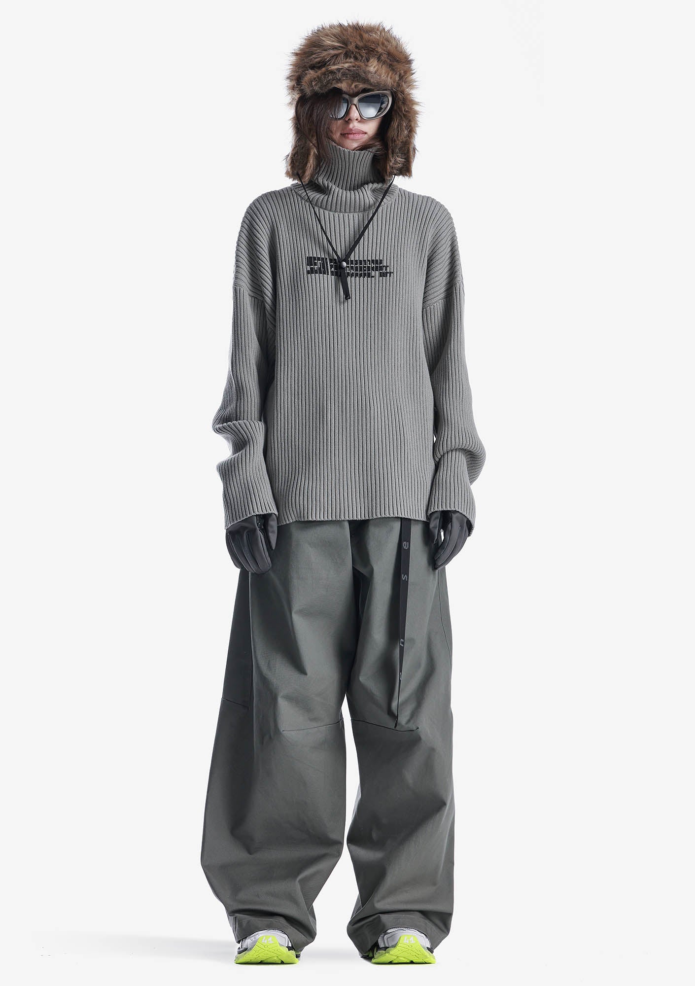 JAXA Cotton Rib Turtleneck Su41