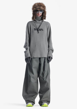 JAXA Cotton Rib Turtleneck Su41