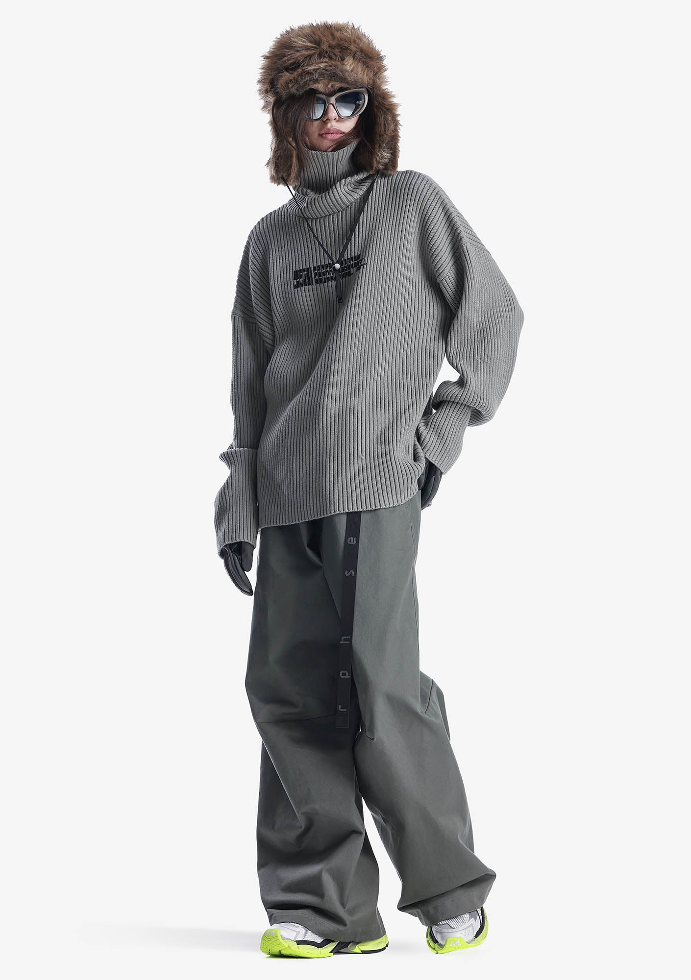 JAXA Cotton Rib Turtleneck Su41