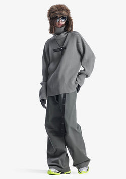 JAXA Cotton Rib Turtleneck Su41