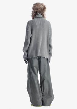 JAXA Cotton Rib Turtleneck Su41