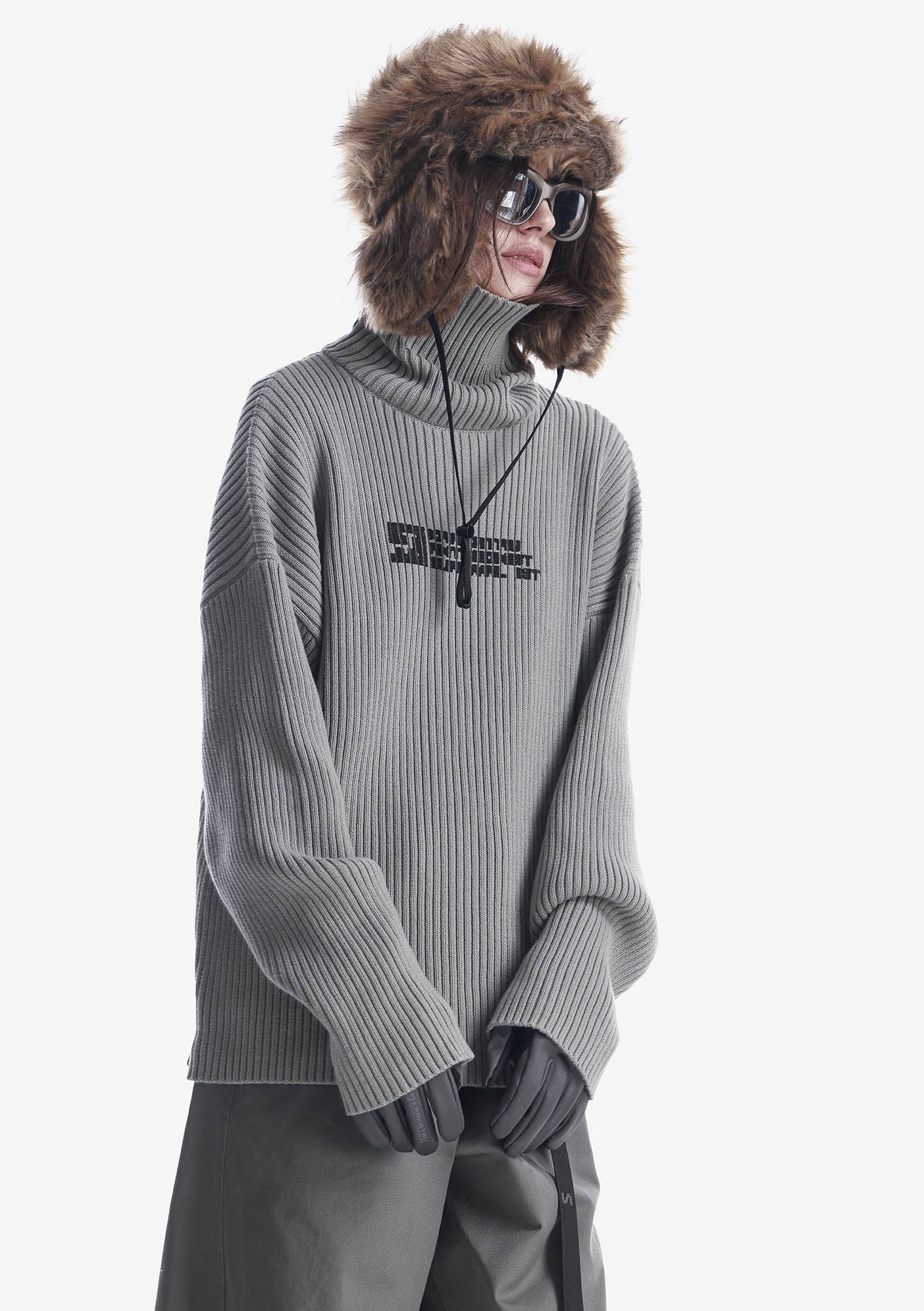 JAXA Cotton Rib Turtleneck Su41