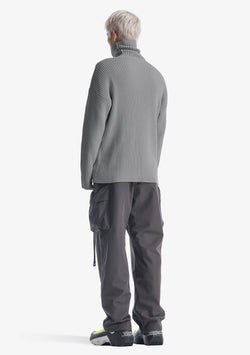 JAXA Cotton Rib Turtleneck Su41