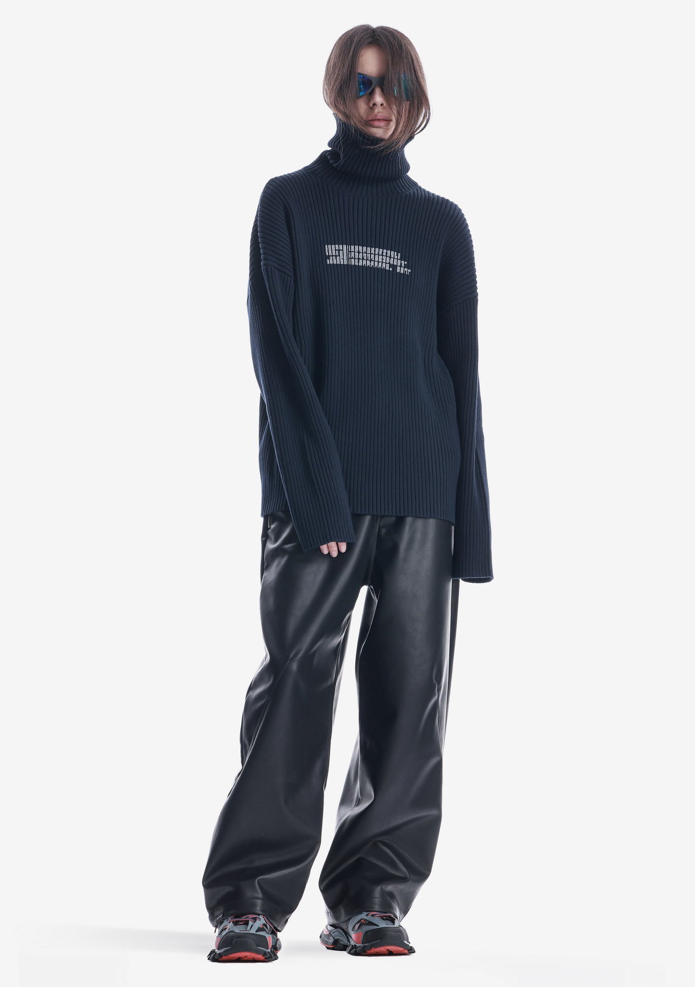 JAXA Cotton Rib Turtleneck Su41