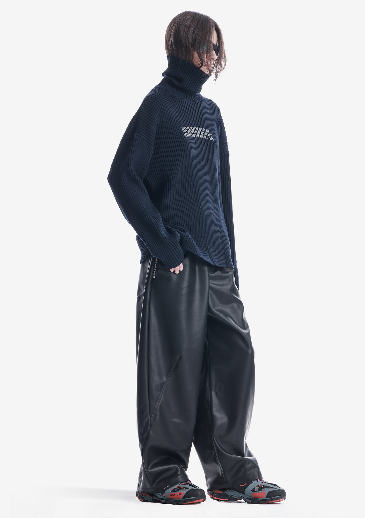 JAXA Cotton Rib Turtleneck Su41
