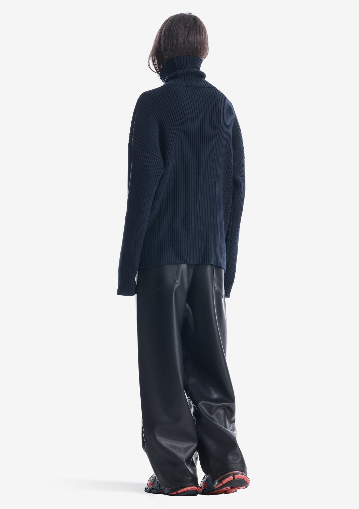 JAXA Cotton Rib Turtleneck Su41