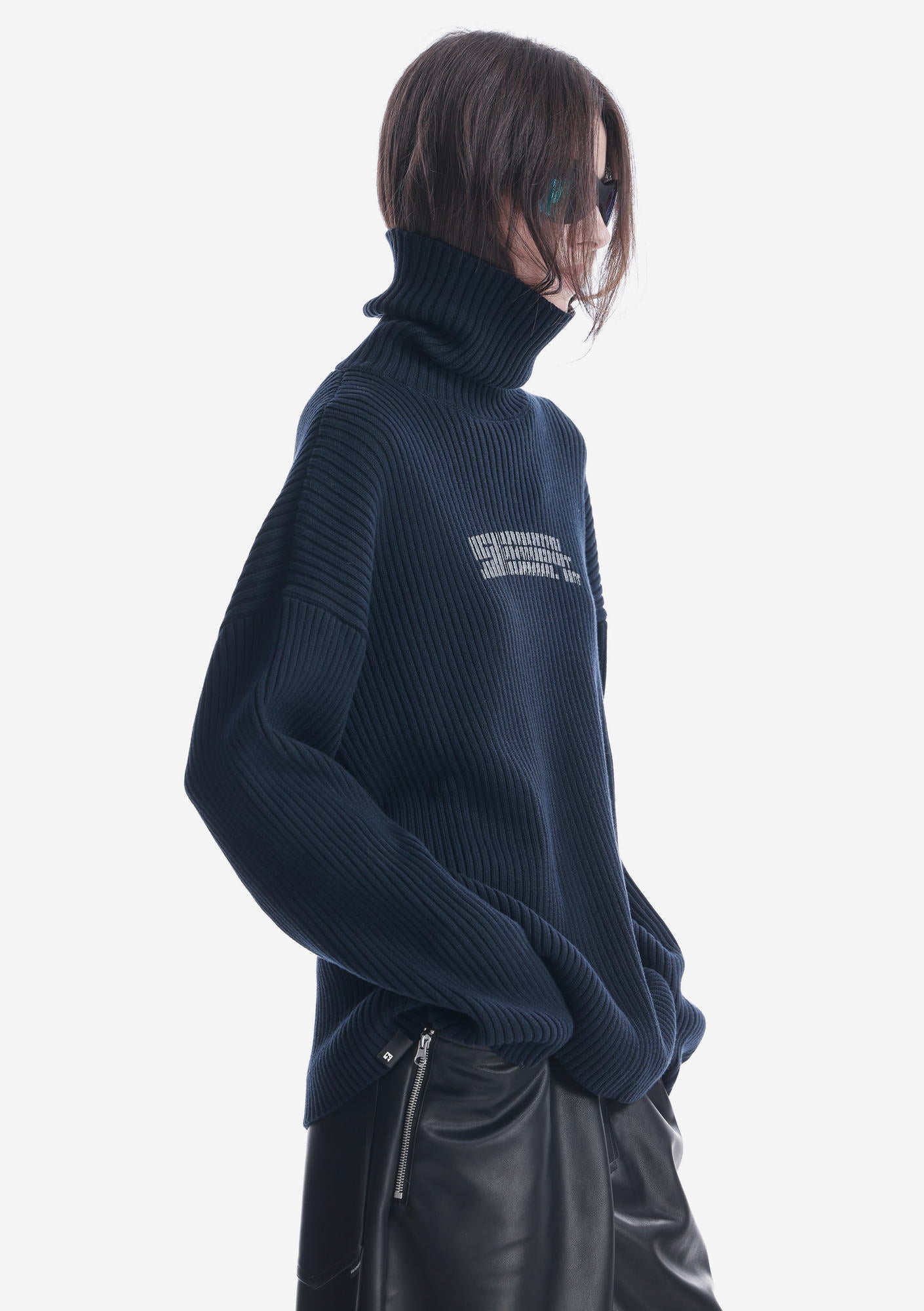 JAXA Cotton Rib Turtleneck Su41