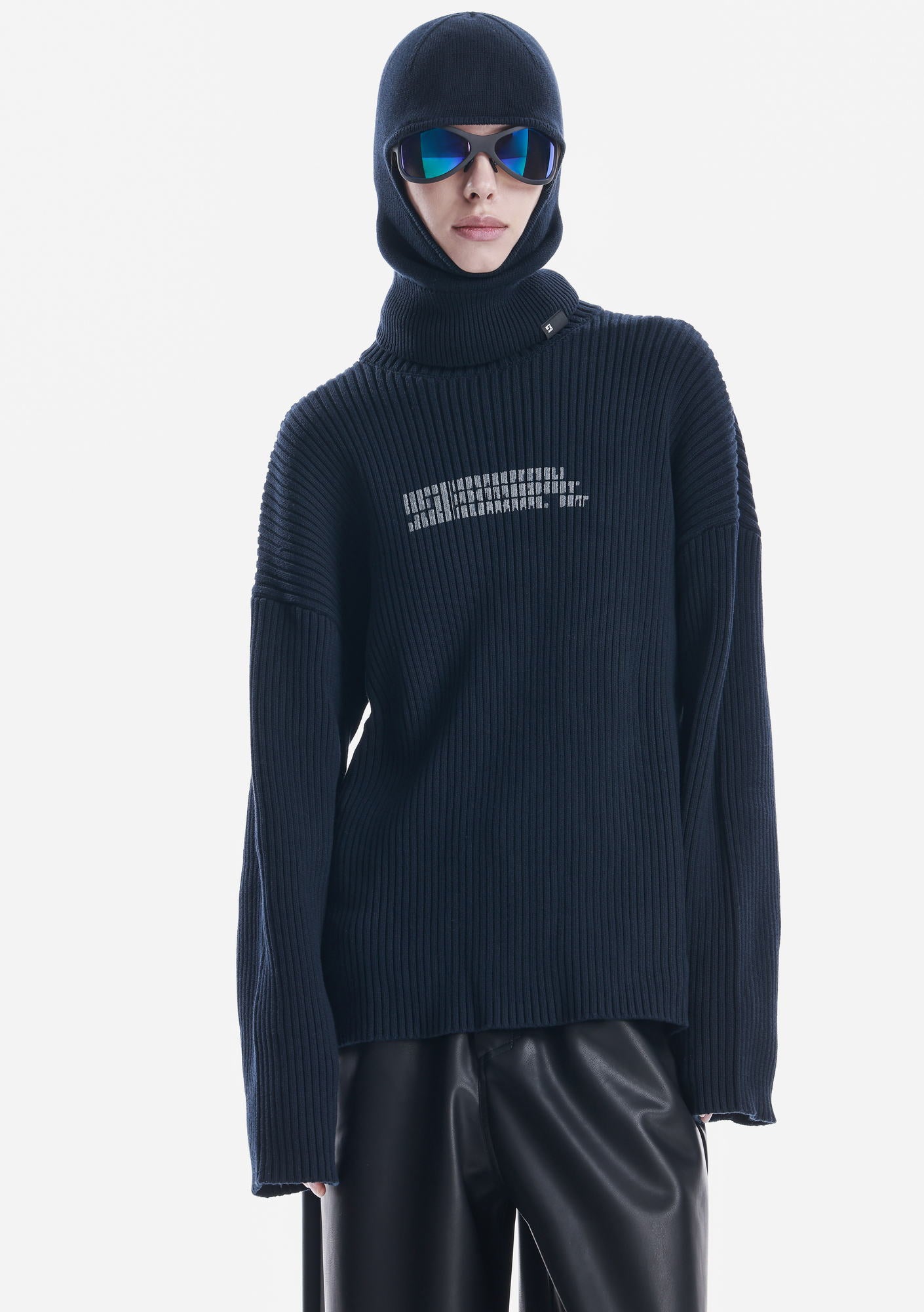 JAXA Cotton Rib Turtleneck Su41