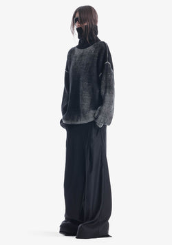 JAXA Dyed Cotton Rib Turtleneck Su45