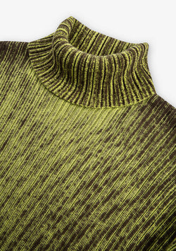 JAXA Dyed Cotton Rib Turtleneck Su45