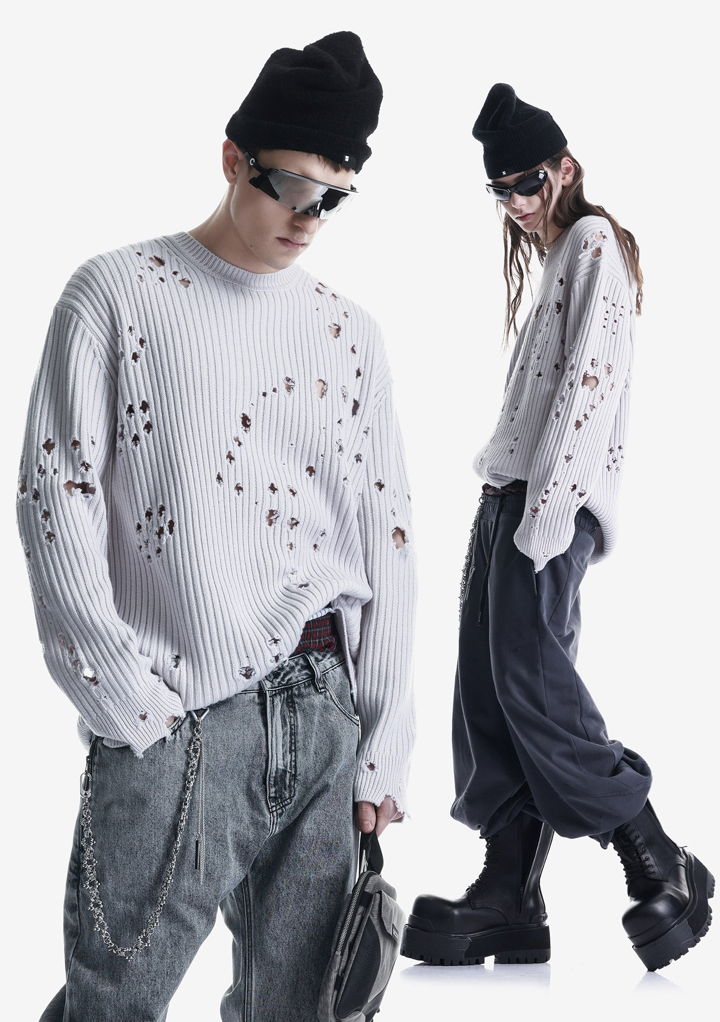 Damaged Merino Sweater