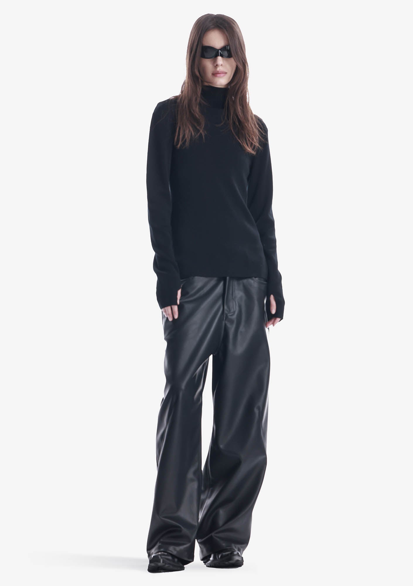 HASSIUM Strick-Sweatshirt mit Rollkragen Sw42
