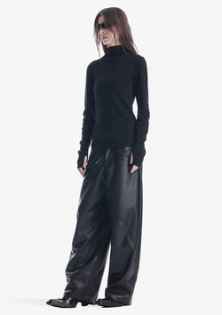 HASSIUM Turtleneck Knit Sweatshirt Sw42