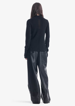 HASSIUM Turtleneck Knit Sweatshirt Sw42
