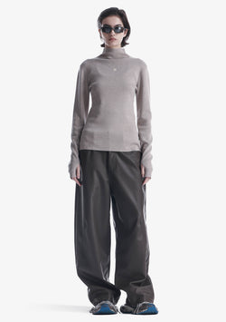 HASSIUM Turtleneck Knit Sweatshirt Sw42