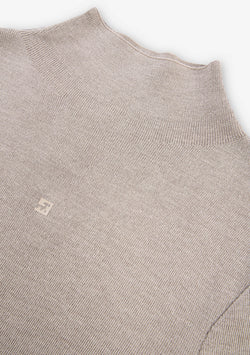 HASSIUM Turtleneck Knit Sweatshirt Sw42