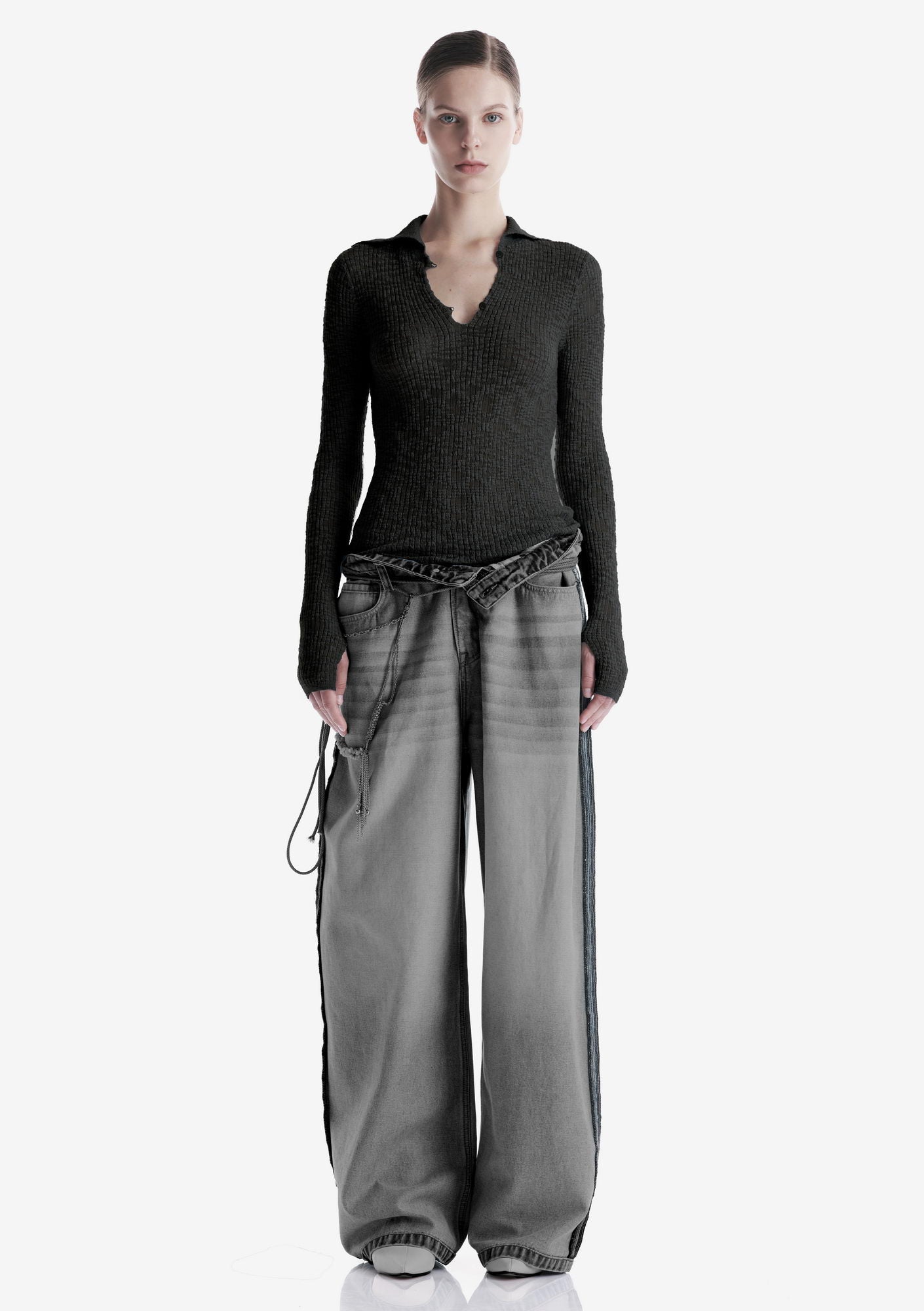 THETA Spread Collar Sweater