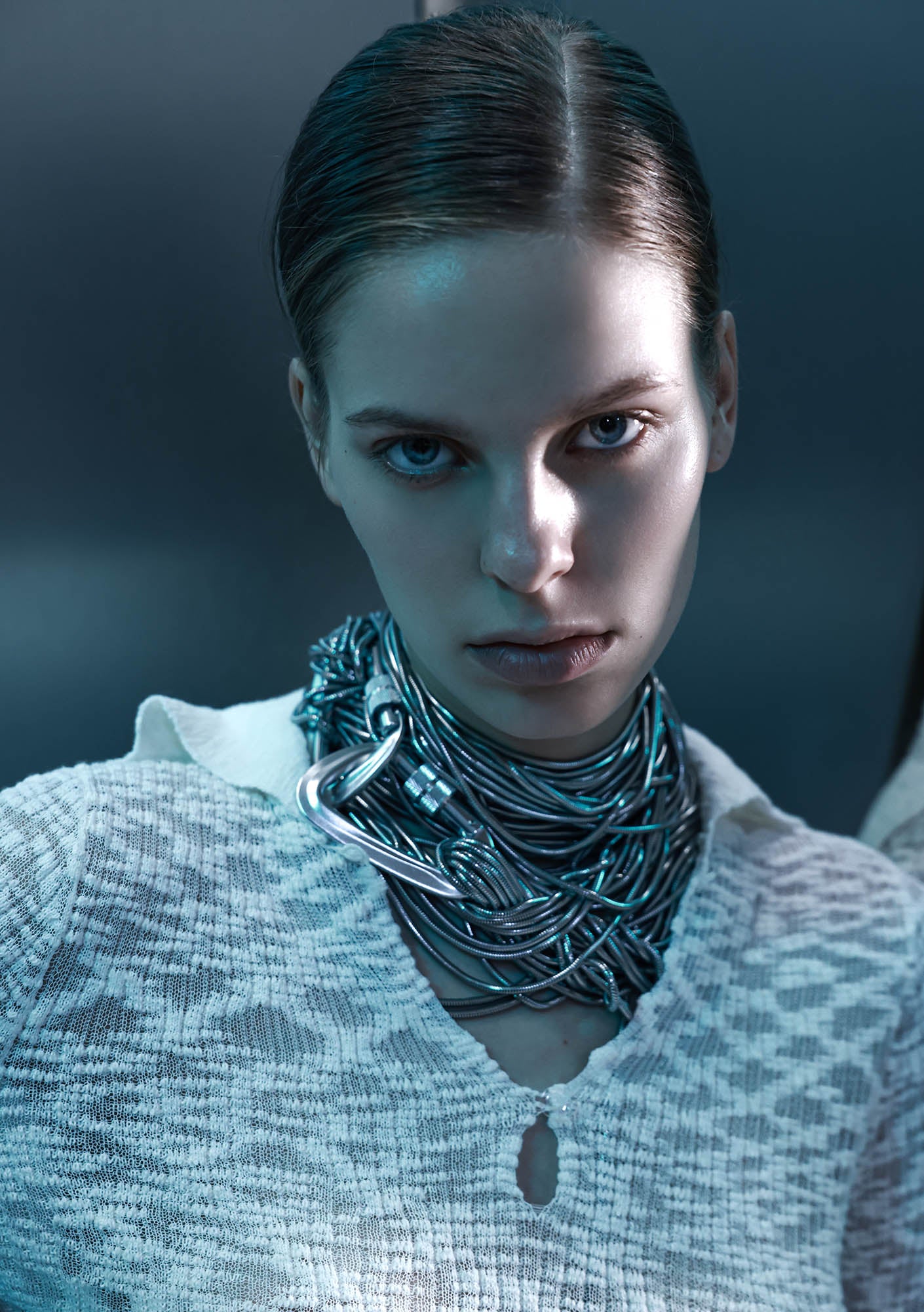 THETA Spread Collar Sweater