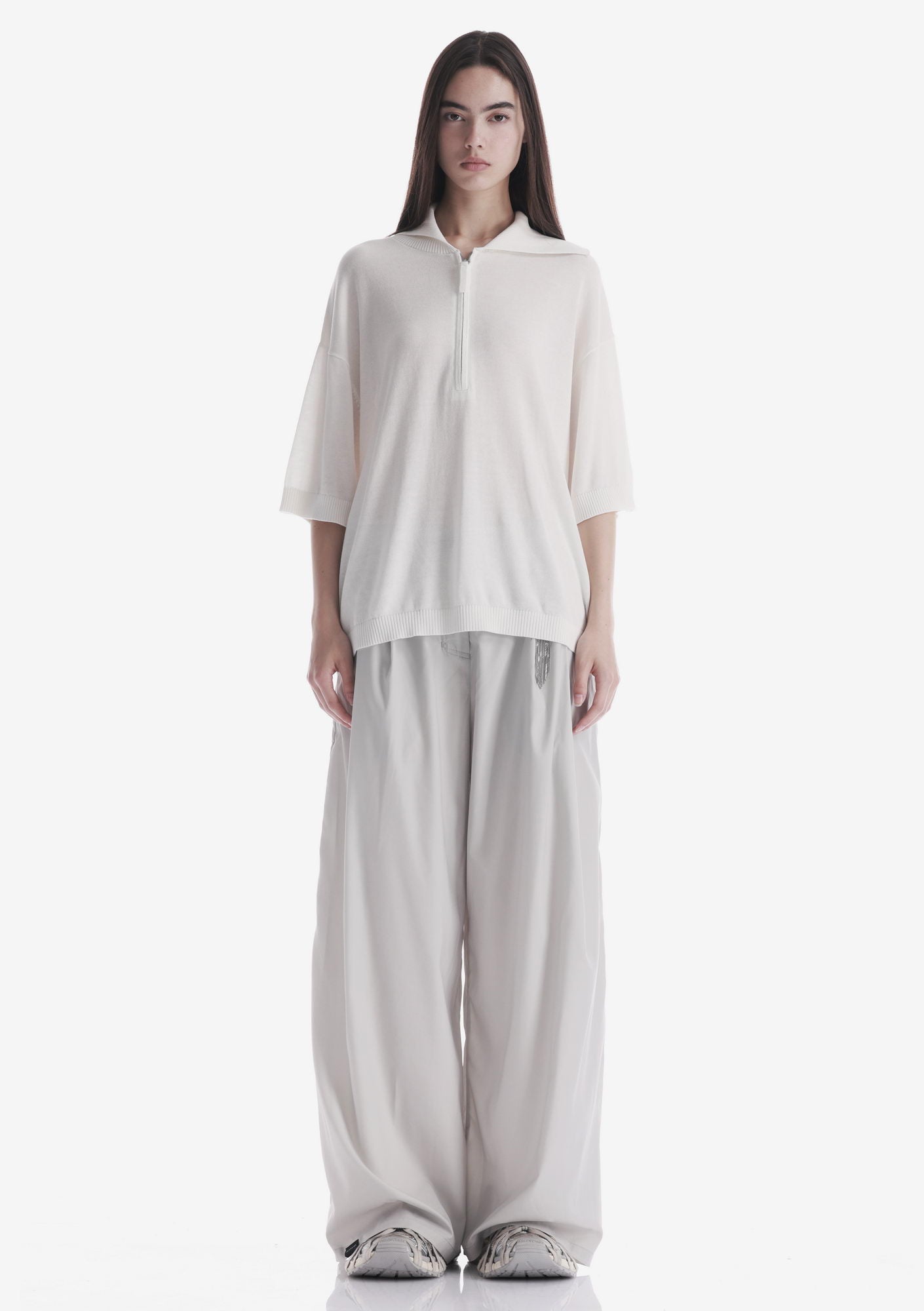 THETA Half-Zippered Polo Shirt