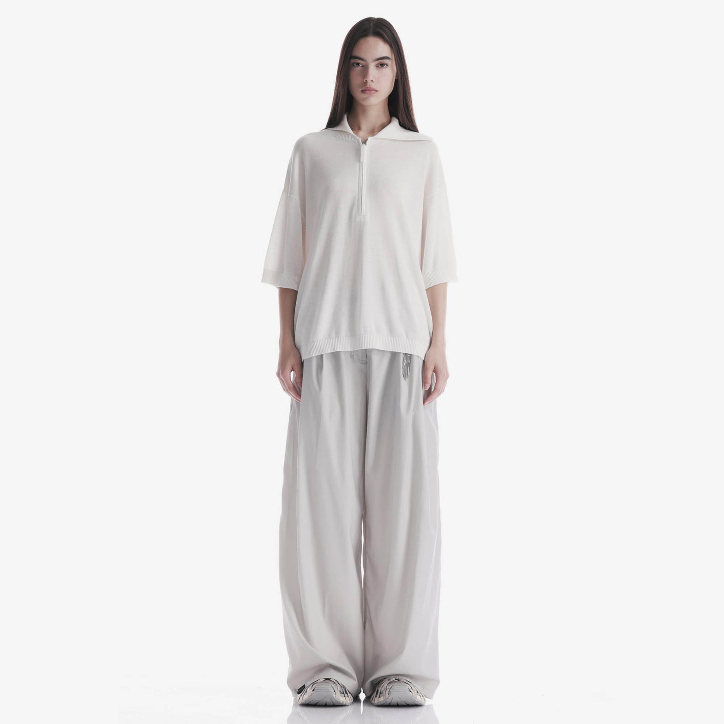 THETA Half-Zippered Polo Shirt