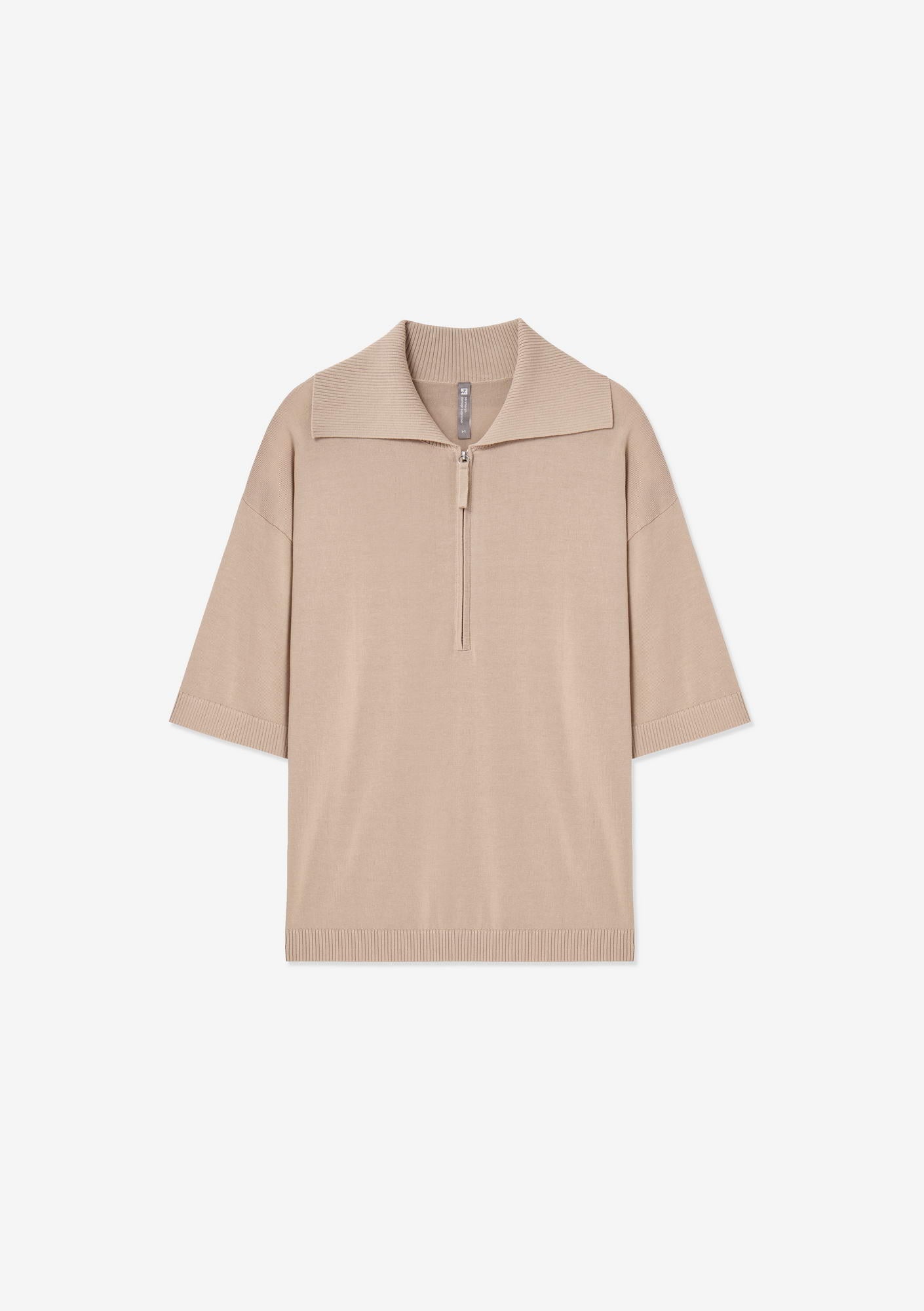 THETA Half-Zippered Polo Shirt Sw45