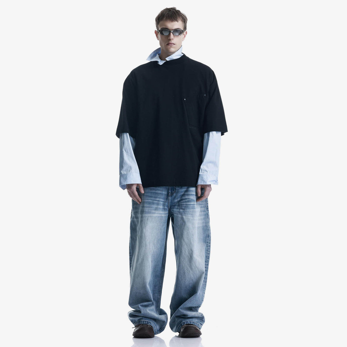 Angled Pocket Oversized T-Shirt