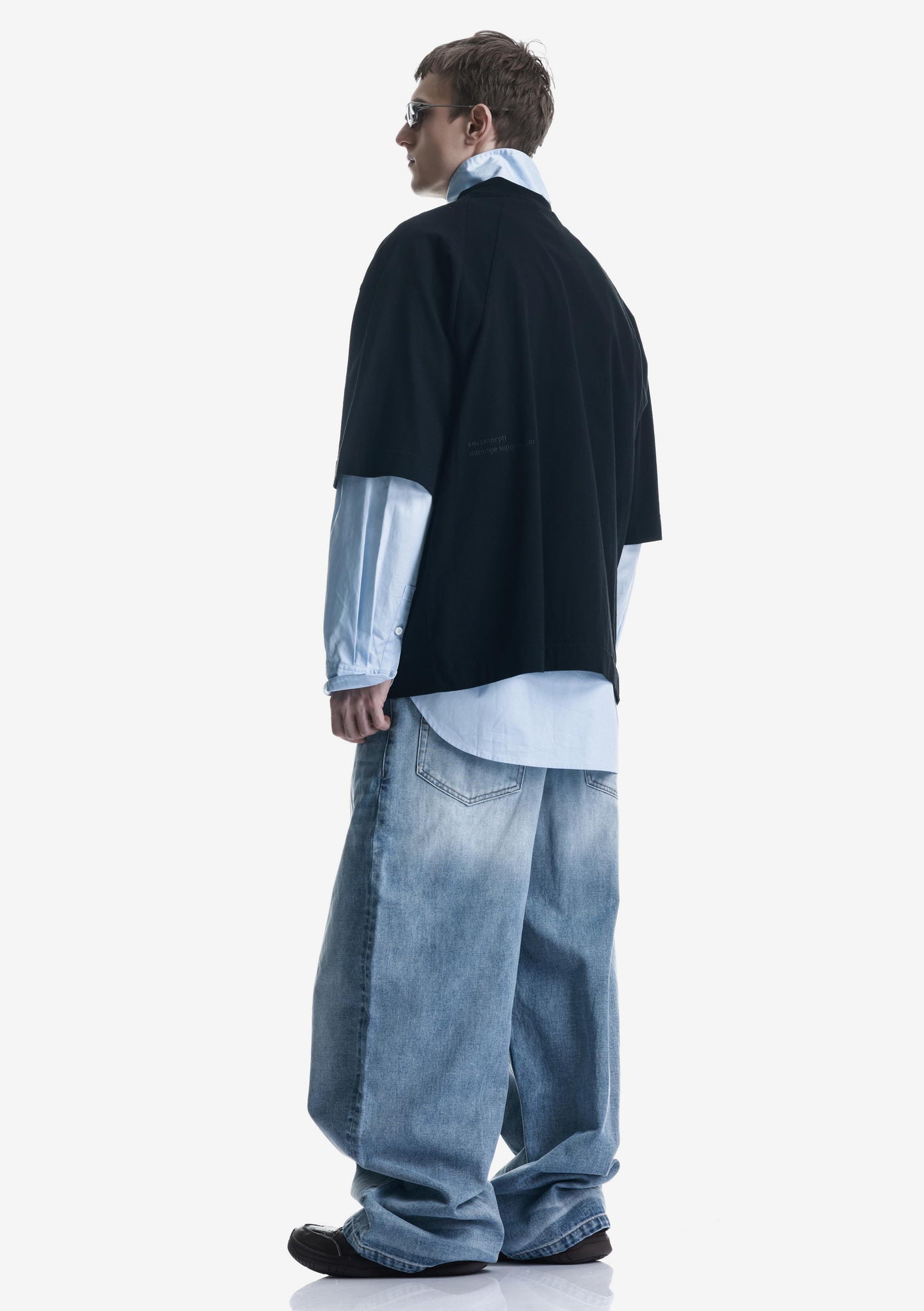 Angled Pocket Oversized T-Shirt Tm124