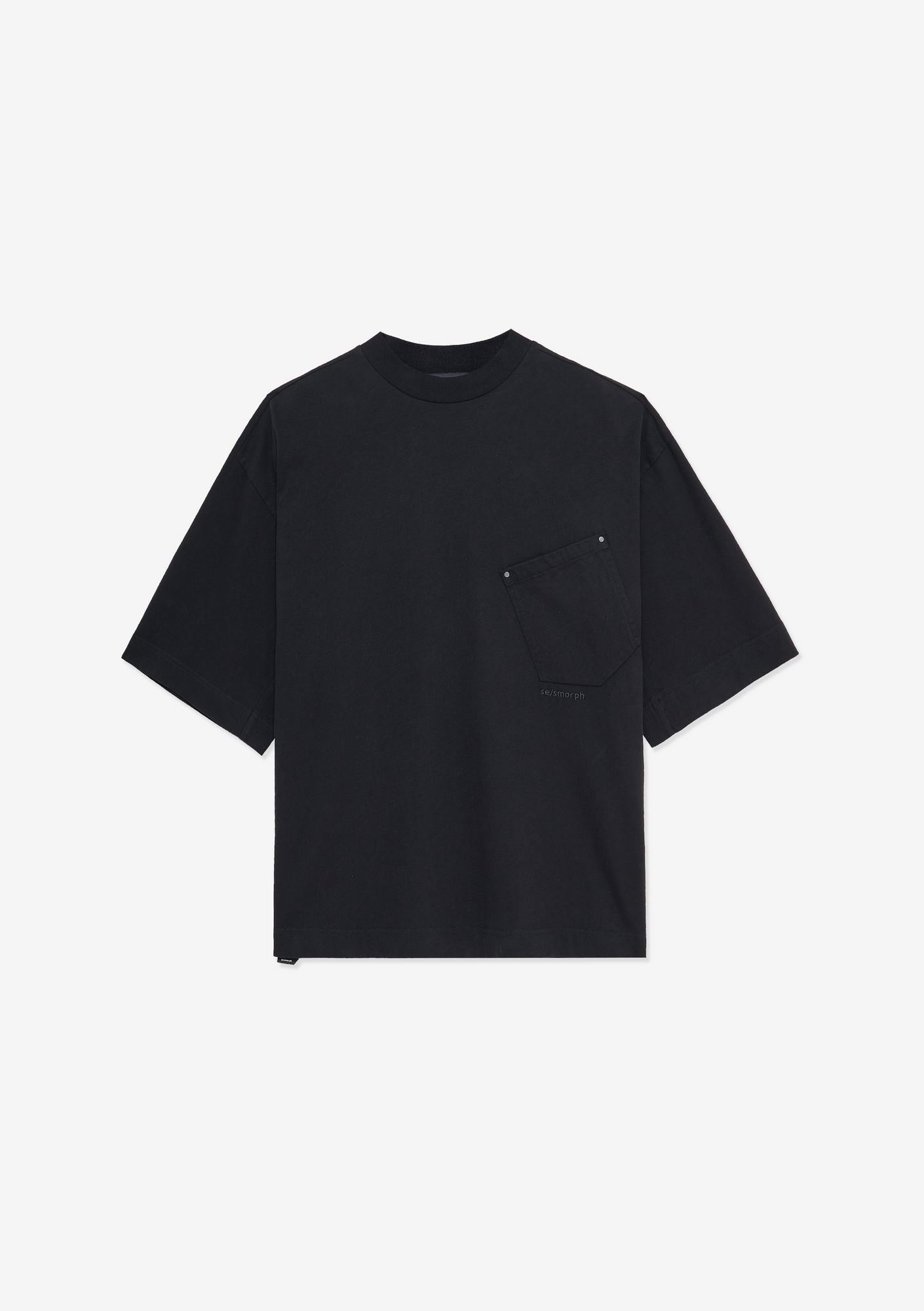 Angled Pocket Oversized T-Shirt Tm124